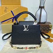 Kitlife Louis Vuitton Capucines BB Bag Black M23950 27x18x9cm - 1