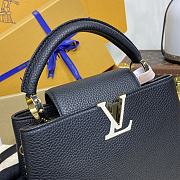 Kitlife Louis Vuitton Capucines BB Bag Black M23950 27x18x9cm - 2