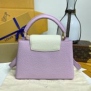 Kitlife Louis Vuitton Capucines BB Bag Purple M23951 27x18x9cm - 5