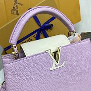 Kitlife Louis Vuitton Capucines BB Bag Purple M23951 27x18x9cm - 3
