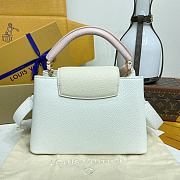 Kitlife Louis Vuitton Capucines BB Bag White M11343 27x18x9cm  - 4