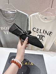 Kitlife Alaia 25SS Flat Black Mesh Ballet Shoes - 2