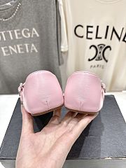 Kitlife Alaia 25SS Flat Pink Mesh Ballet Shoes - 5