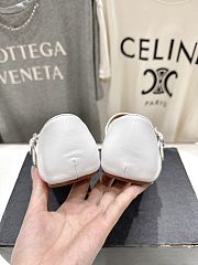 Kitlife Alaia 25SS Flat White Mesh Ballet Shoes - 5