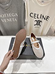 Kitlife Alaia 25SS Flat White Mesh Ballet Shoes - 3