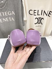 Kitlife Alaia 25SS Flat Purple Mesh Ballet Shoes - 6