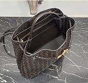 Kitlife Bottega Veneta Andiamo Bag Dark Brown 743572 32x24x12cm - 6