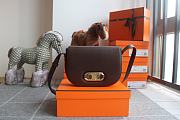 Kitlife Celine Maillon Triomphe Bag Dark Brown 23x19x6cm - 1