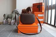 Kitlife Celine Maillon Triomphe Bag Dark Brown 23x19x6cm - 3