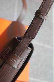 Kitlife Celine Maillon Triomphe Bag Dark Brown 23x19x6cm - 2