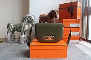 Kitlife Celine Maillon Triomphe Bag Green Olive 23x19x6cm - 1