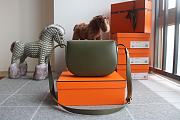 Kitlife Celine Maillon Triomphe Bag Green Olive 23x19x6cm - 3
