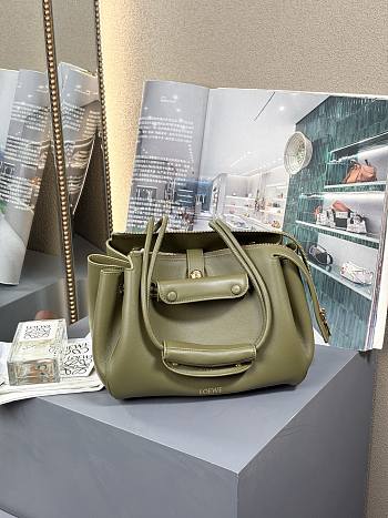Kitlife Loewe Madrid Small Handbag Green Olive 250519 23.5x10x19cm