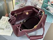 Kitlife Loewe Madrid Small Handbag Burgundy 250519 23.5x10x19cm - 6
