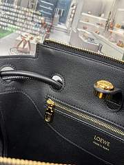 Kitlife Loewe Madrid Small Handbag Black 250519 23.5x10x19cm - 4