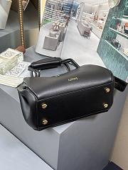 Kitlife Loewe Madrid Small Handbag Black 250519 23.5x10x19cm - 2
