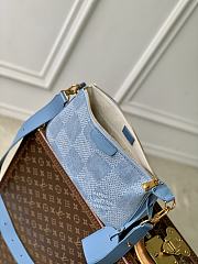 Kitlife Louis Vuittion Pochette Accessories XL Bag Blue Damier Denim N00204 16.5x9x28cm - 4