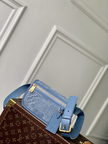 Kitlife Louis Vuitton Bosphore Mini Bag Blue Damier Denim N00210 12x7x19cm