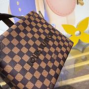 Kitlife Louis Vuitton Mini Shopper Tote Bag Brown Damier Ebene Canvas N40810 26x20x10cm - 5