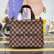 Kitlife Louis Vuitton Mini Shopper Tote Bag Brown Damier Ebene Canvas N40810 26x20x10cm - 6