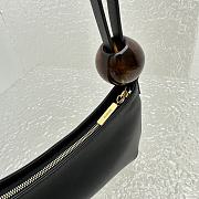 Kitlife Jacquemus Le Bisou Baguette Crossbody Bag Black 2095 27x10.5cm - 4
