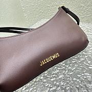 Kitlife Jacquemus Le Bisou Baguette Crossbody Bag Dark Brown 2095 27x10.5cm - 4