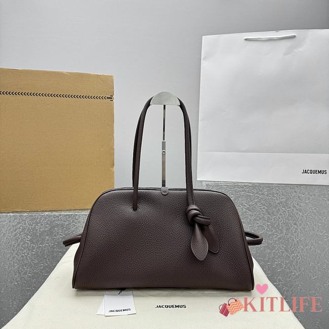 Kitlife Jacquemus Le Turismo Bag Dark Brown 2130 39x23x17cm - 1