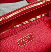 Kitlife Prada Galleria Saffiano Red Leather Medium Bag - 1BA863 - 28x19.5x12cm - 2