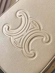 Kitlife Celine Heloise Beige Leather Mobile Phone Bag 10M753 15x19.5x3cm - 2