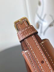 Kitlife Celine Heloise Brown Leather Mobile Phone Bag 10M753 15x19.5x3cm - 3