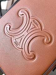 Kitlife Celine Heloise Brown Leather Mobile Phone Bag 10M753 15x19.5x3cm - 2