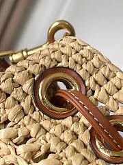 Kitlife Celine Woven Teem Clara Bag Natural 16x19x16cm - 2
