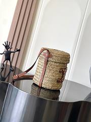Kitlife Celine Bucket Bag with Studs and Brown Leather 196322 16x16x16cm - 6