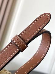 Kitlife Celine Bucket Bag with Studs and Brown Leather 196322 16x16x16cm - 4