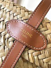 Kitlife Celine Bucket Bag with Studs and Brown Leather 196322 16x16x16cm - 2