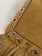 Kitlfie Valentino Garavani Nellcôte Brown Suede Tassel Bag 20x20x3cm - 2