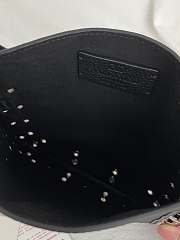 Kitlfie Valentino Garavani Nellcôte Black Leather Tassel Bag 20x20x3cm - 6