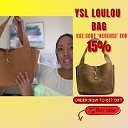 Kitlife YSL LE 5 À 7 Supple Brown Bag -  30x31x13cm - 1