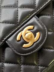 Kitlife Chanel 25SS Flap Bag With Top Handle Black 14x20x6cm - 4