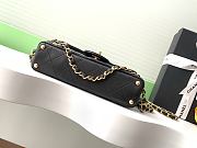 Kitlife Chanel 25SS Flap Bag With Top Handle Black 14x20x6cm - 3