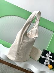 Kitlife Chanel 25 CC Coco Beach Bag Off-White 38x58x20cm - 4