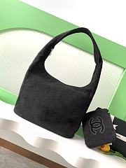 Kitlife Chanel 25 CC Coco Beach Bag Black 38x58x20cm - 4