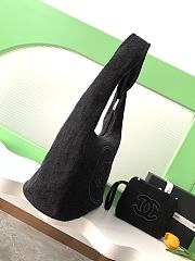 Kitlife Chanel 25 CC Coco Beach Bag Black 38x58x20cm - 3