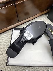 Kitlife Chanel 25 Bow-decorated Flat Slippers Black - 4