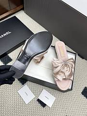Kitlife Chanel 25 Bow-decorated Flat Slippers Pink - 5