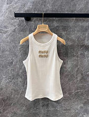 Kitlife Miu Miu Tank Top White - 1