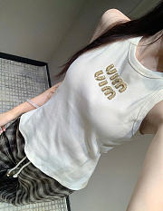 Kitlife Miu Miu Tank Top White - 4