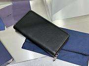 Kitlife Dior Long Zipper Wallet Black  2ESBC252YSE 19.8x11x2.5cm - 2