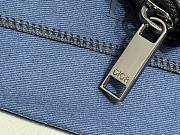 Kitlife Dior Long Zipper Wallet Black; Beige & Blue 2ESBC252YSE 19.8x11x2.5cm - 4