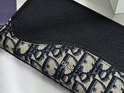 Kitlife Dior Long Zipper Wallet Black; Beige & Blue 2ESBC252YSE 19.8x11x2.5cm - 3